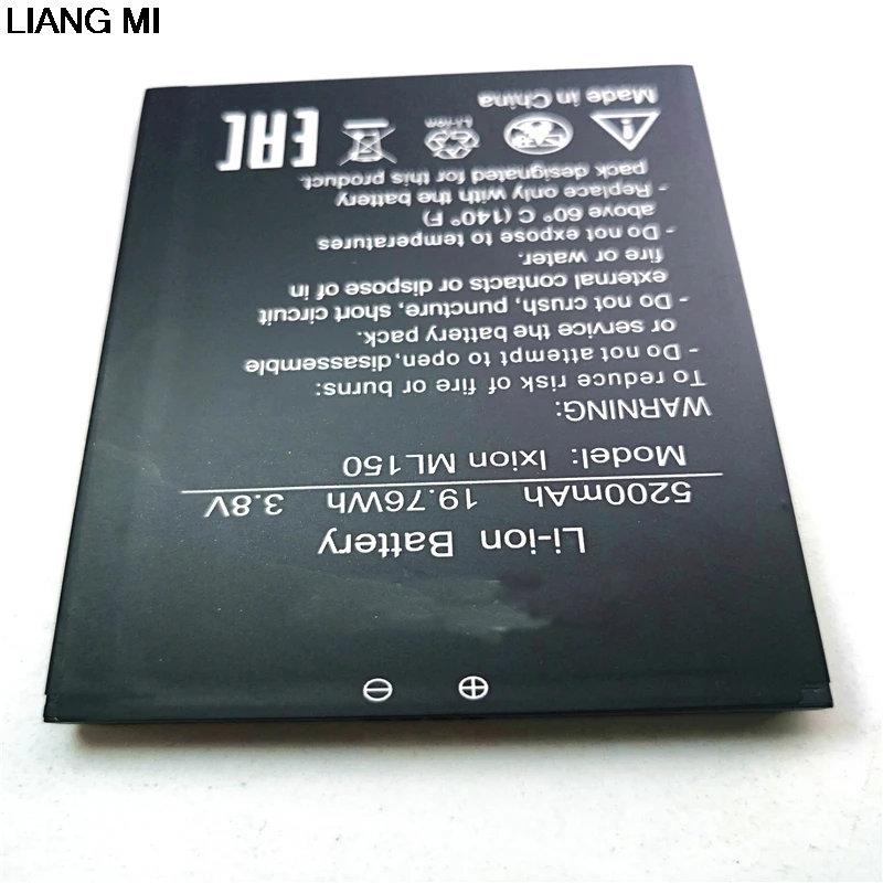 Новая батарея 3,8 V 5200mah Замена батареи для DEXP Ixion ML 150 ML150 AMPER M телефон с подставка для телефона в подарок