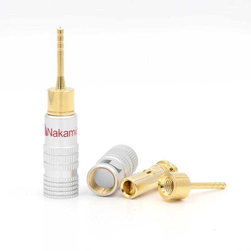 8 шт. Nakamichi 2 мм штырьковый динамик с золотым покрытием|plug adapter|adapter plugwire adapter |