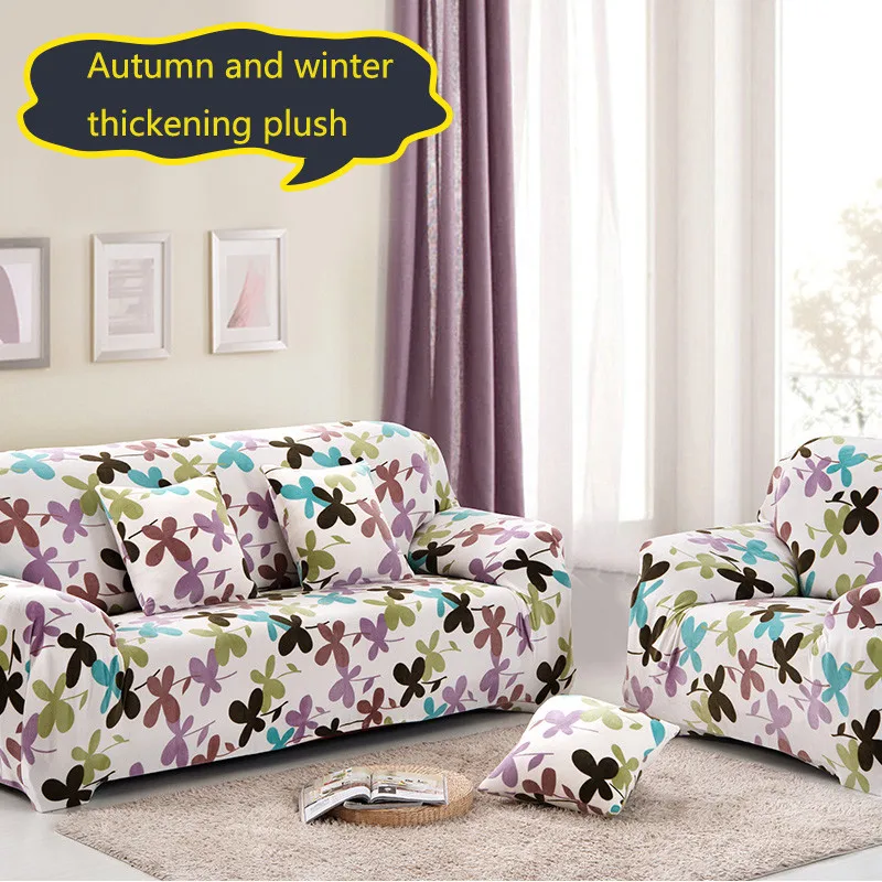 WLIARLEO плюшевый чехол для дивана полная упаковка бархатный набивной анти-клещи