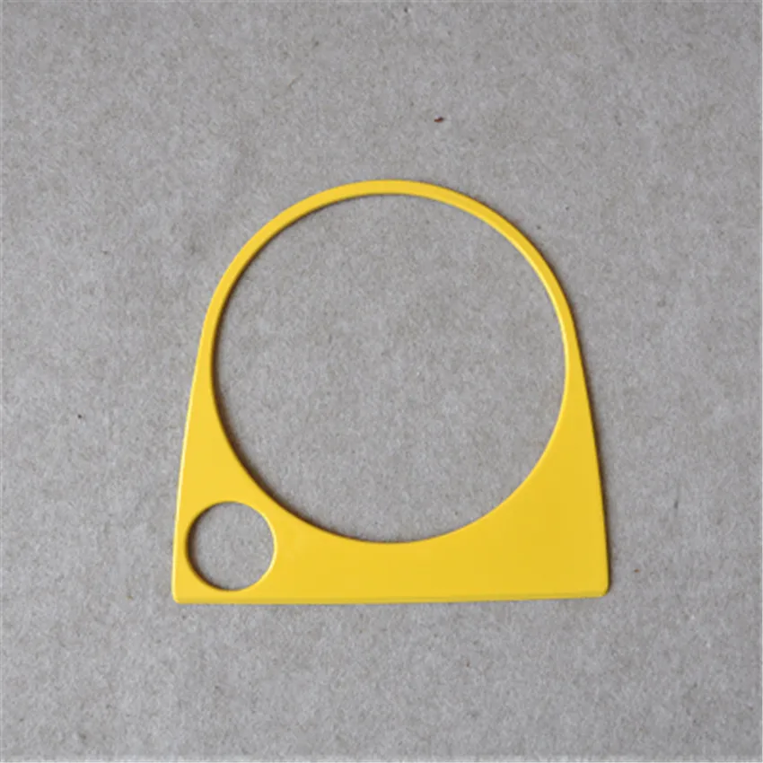 yellow color 1 шт./лот наклейки для автомобиля Аксессуары ABS Материал окна лифт панель декоративная крышка для 2013- VW Volkswagen жук - Название цвета: yellow color