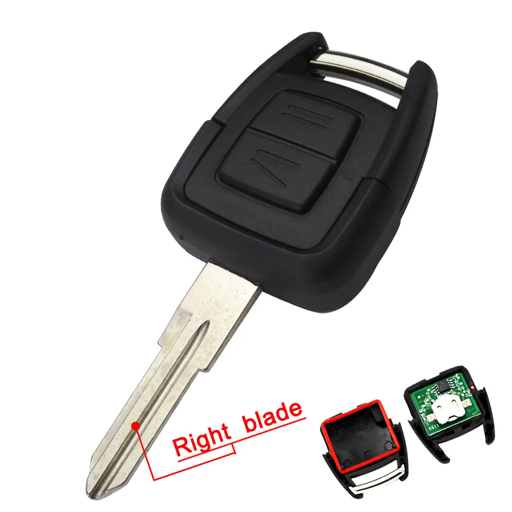 2 кнопки дистанционного ключа автомобиля для OPEL VAUXHALL Vectra Zafira Omega Astra h j insignia g Mk4 B c mokka 433 МГц 40 Чип HU43 HU100 Bl