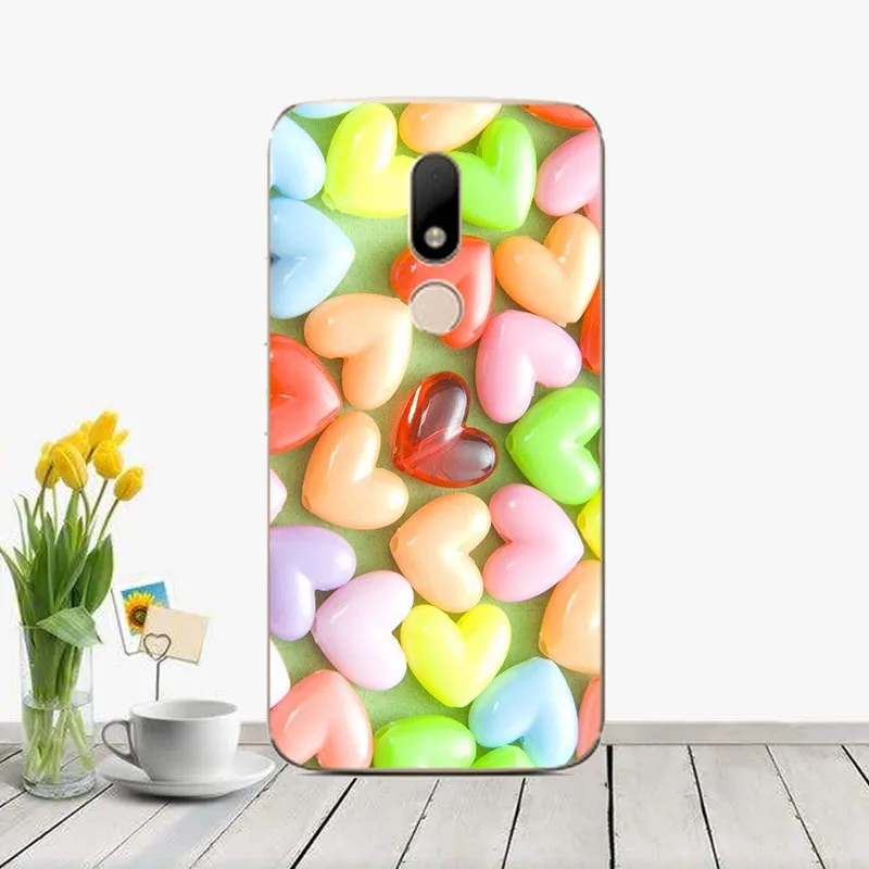 J26 Мягкий силиконовый чехол для Motorola Moto M XT1662 XT1663 розовый чехол с милыми животными чехол с принтом для Moto M задняя крышка Capas Fundas - Цвет: J26