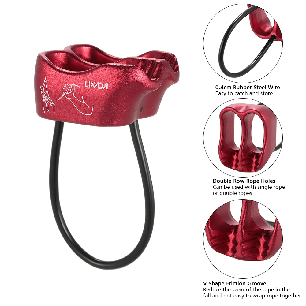 Двустороннее устройство для скалолазания ATC Belay карабины альпинизма на открытом