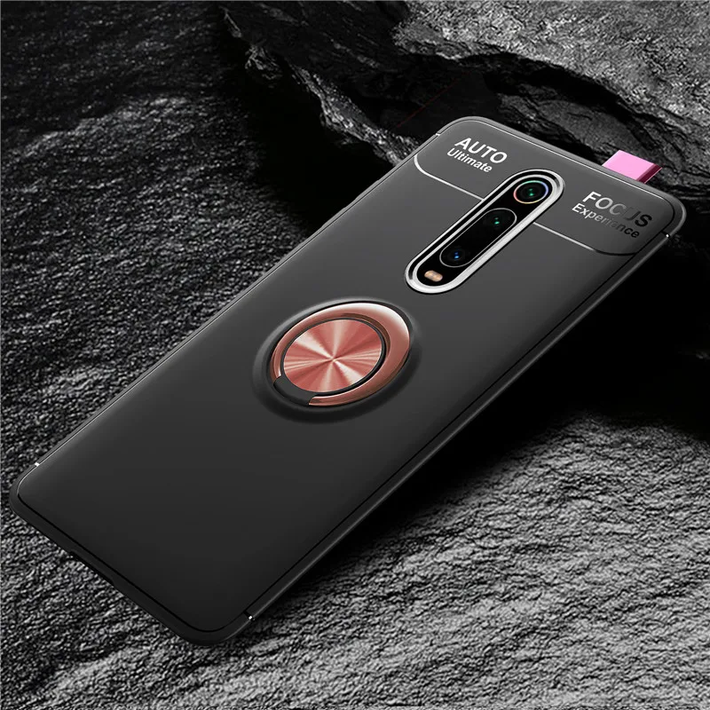MAKAVO для Xiao mi Red mi K20 Pro Чехол mi 9T кольцо держатель мягкий матовый Силиконовый чехол для задней панели чехол для Red mi K30 5G чехол для телефона s