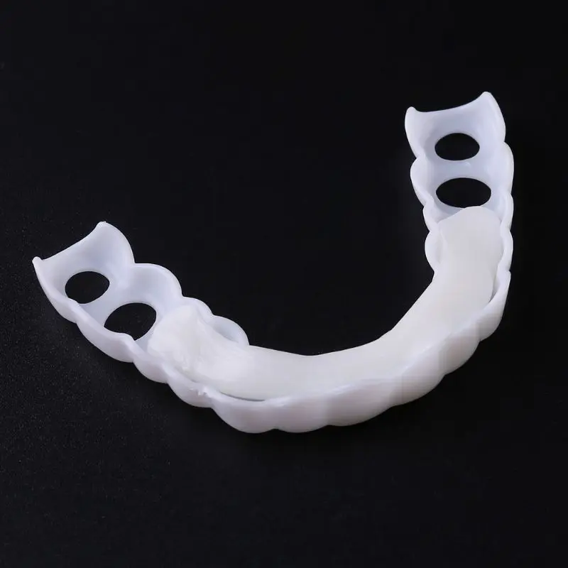 Upper False Fake Tooth Cover Snap On Immediate Smile Cosmetic Denture Care Beauty Tool |