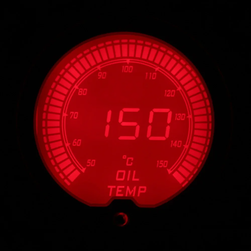 Автомобильный цветной масляный индикатор измеритель температуры топлива 12 В 7