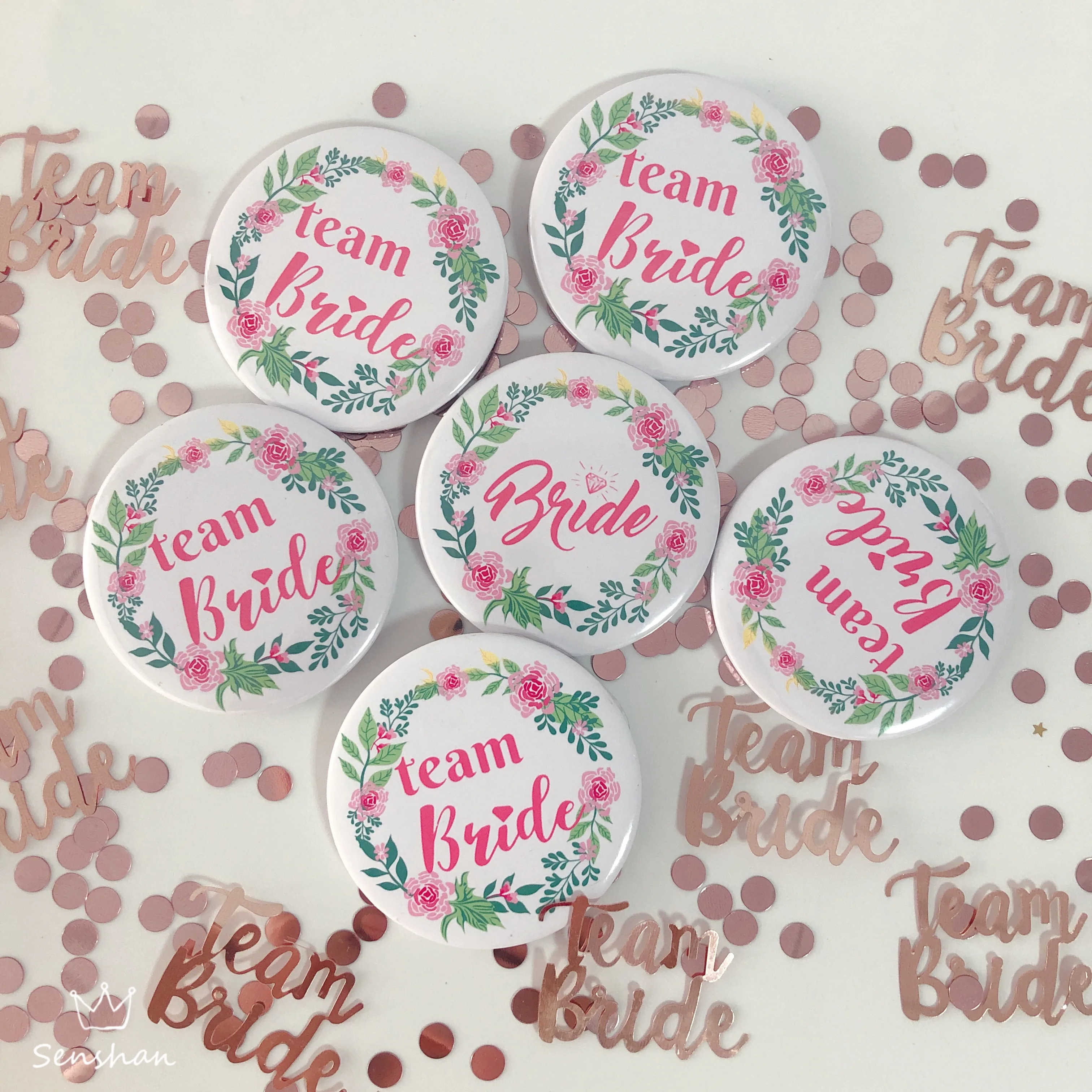 Сафлористая зелень товары для вечеринки бейдж невесты значок гирлянда свадьбы