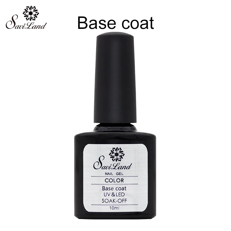 Base coat Saviland 10 мл Полупостоянный Профессиональный растрескивающийся Гель-лак для ногтей замочить от УФ Led 12 цветов гель-кракле лак - Цвет: Base coat
