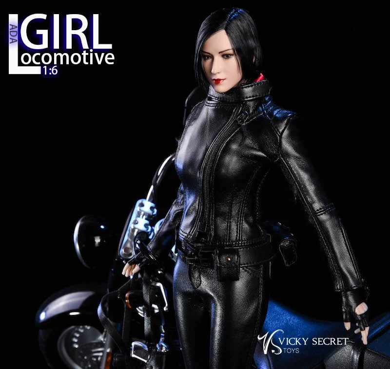 Сексуальный 1/6 масштаб VS Toys Ada Wang локомотив девушка кожаный набор одежды подходит 1" TBLeague бесшовные фигуры