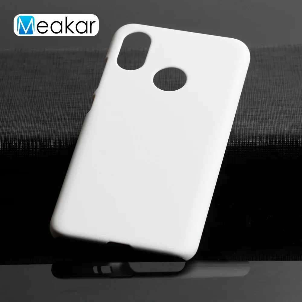 Матовая Пластик Coque 6.21For Xiaomi mi 8 чехол для Xiaomi mi 8 mi 8 чехол для телефона чехол-лента на заднюю панель - Цвет: White