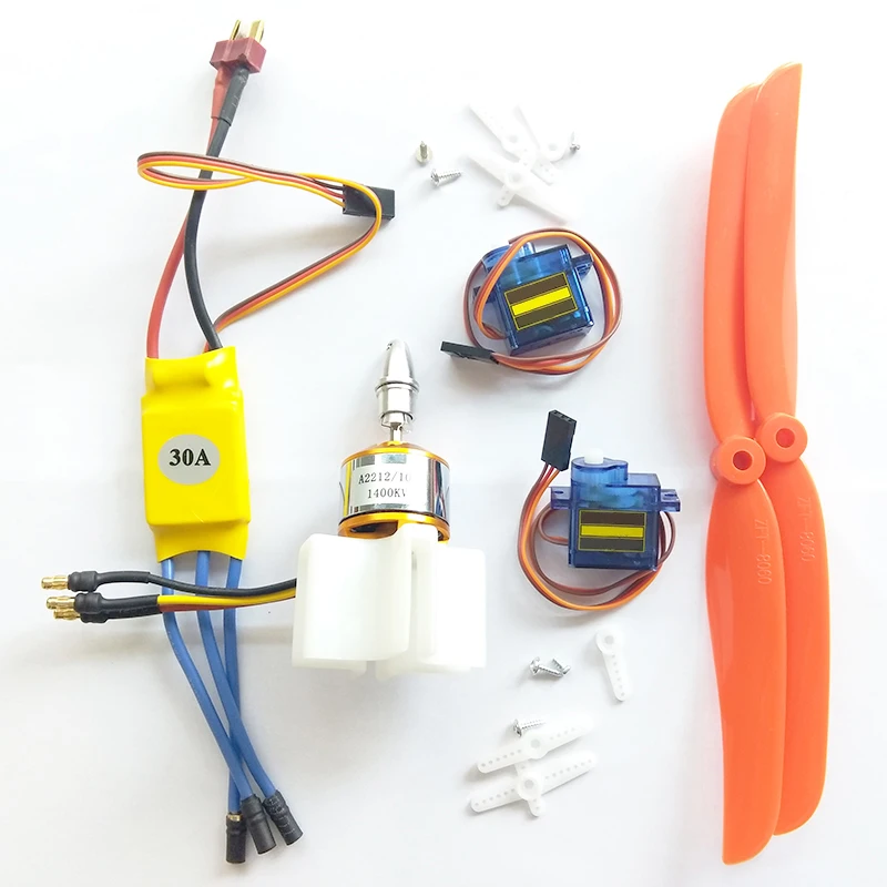 SU 27 power combo A2212 2212 1400KV motor + 30A ESC Servo 8060 propeller крепление двигателя для самолета RC|30a esc|9g