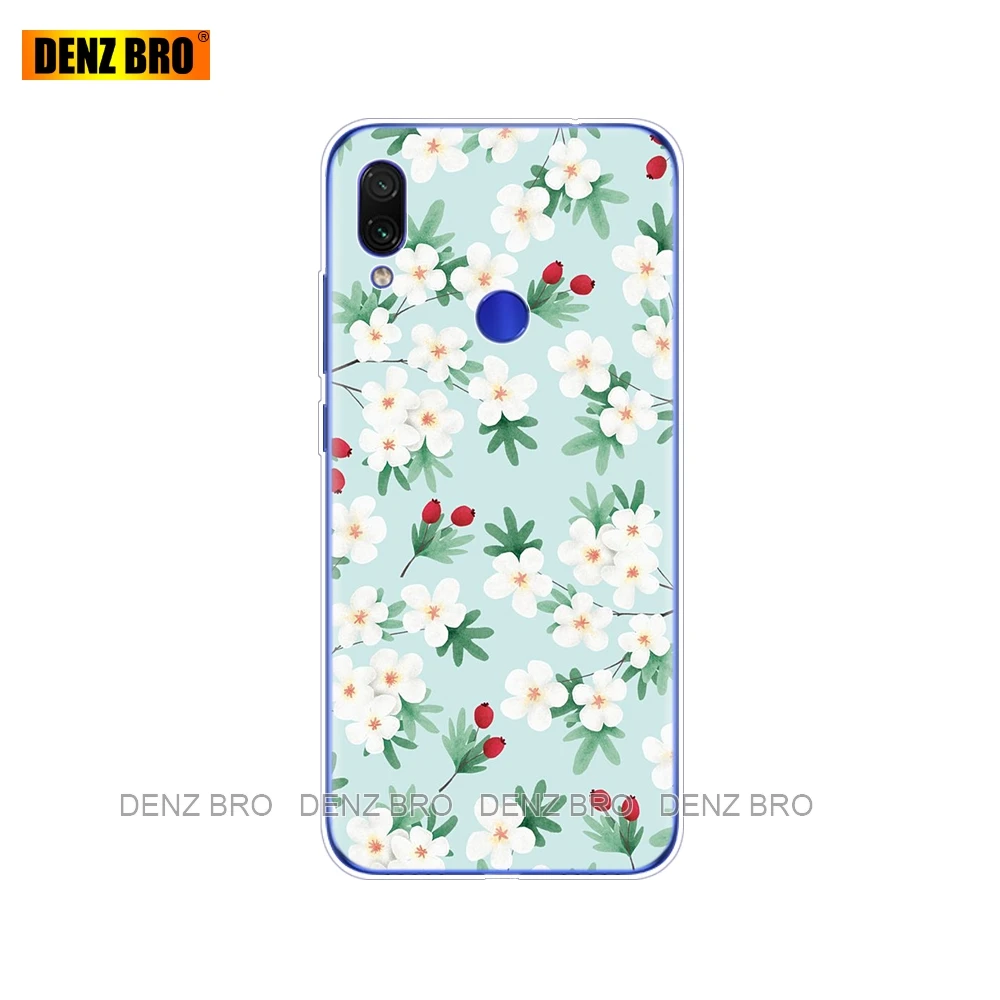 34603 Чехол-бампер для Xiaomi Redmi Note 7 pro, силиконовый мягкий ТПУ с рисунком, чехол для Xiaomi Redmi Note 7, 6,3 дюймов, Fundas Redmi Note7 - Цвет: 34603