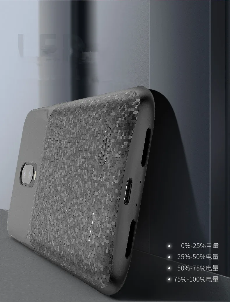 4700 мА/ч чехол для OnePlus 6 T, чехол для зарядного устройства, Внешнее зарядное устройство, внешний аккумулятор, зарядный чехол для телефона, чехол