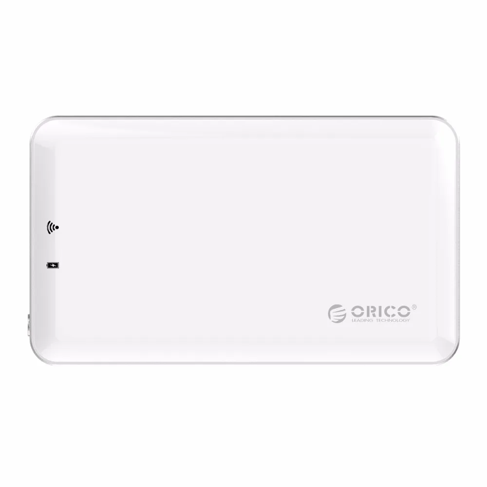 ORICO 2,5 дюймов Wifi HDD корпус частный HDD Облачное хранилище Поддержка SD/TF карта Автономное Резервное копирование 8000 мАч Внешний аккумулятор USB3.1 Gen1/2
