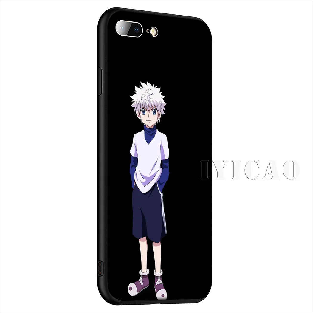 Мягкий чехол IYICAO Killua для iPhone XR X XS Max 6 S 7 8 Plus 5 5S SE |