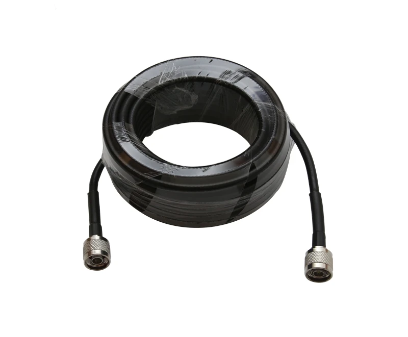 15 метров RG6 низкие потери коаксиальный кабель 50ohm N штыревой в Мужской Разъем