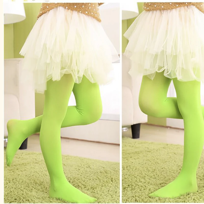 Колготки до колена для девочек детские колготки яркого цвета милые из вельвета