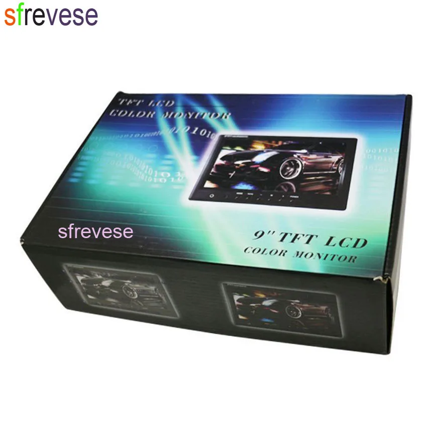 9&quot LCD Monitor Rear View Kit + 2x 18 LED IR Reversing Parking Backup Camera White for Bus Truck Motorhome | Автомобили и