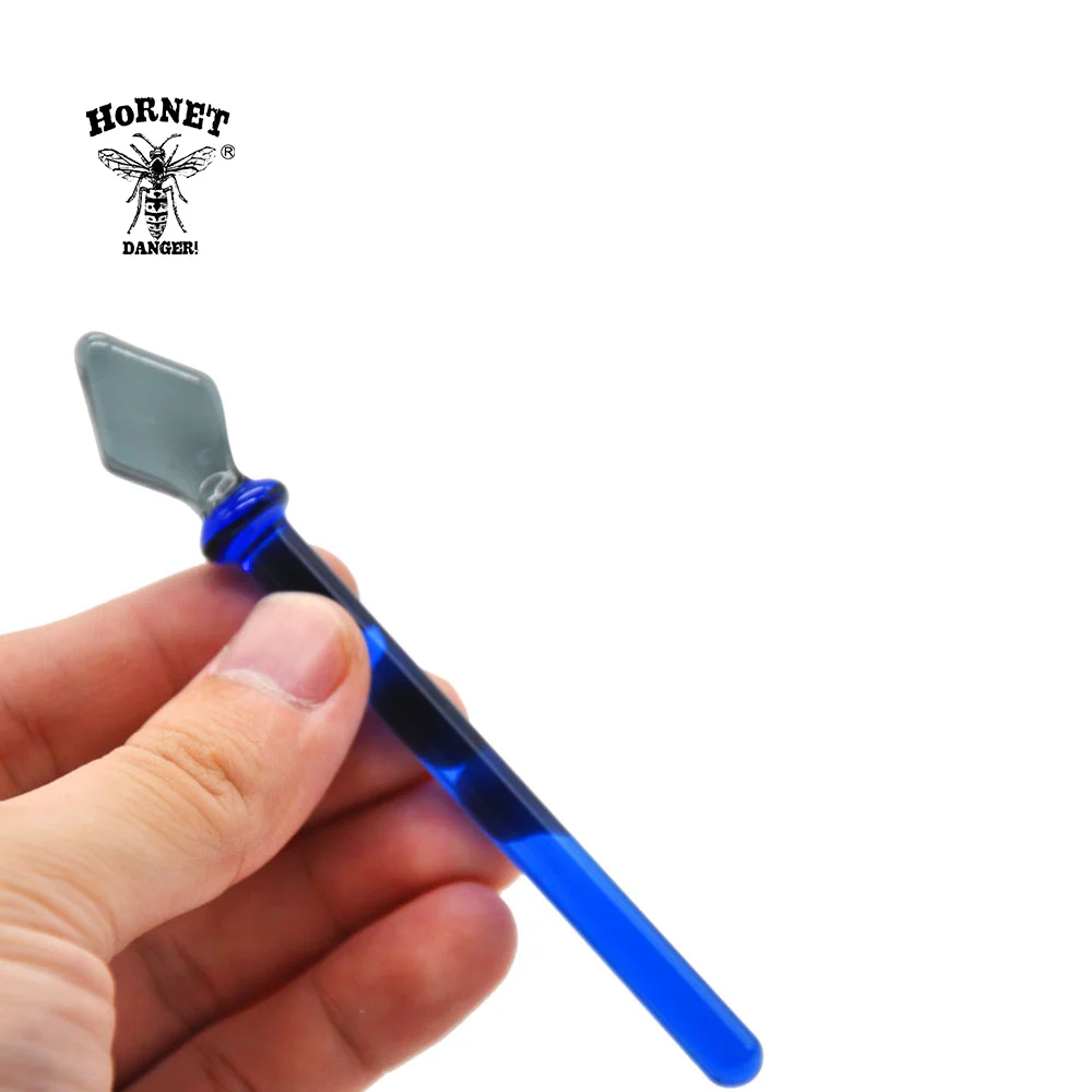 HORNET премиум стекло Dabbler 4 45 дюймов воск Dab инструмент Красочные толстые Pyrex Dabber