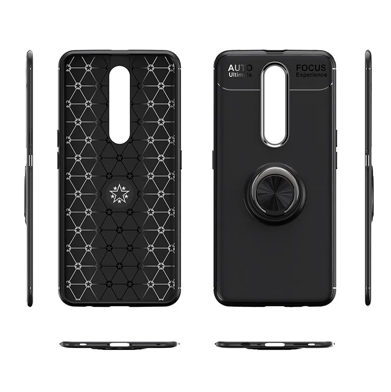 3,1 Plus чехол для Nokia 6,1 Shell 5,1 Plus с магнитным кольцом на палец держатель для телефона задняя крышка для Nokia 7,1 Coque
