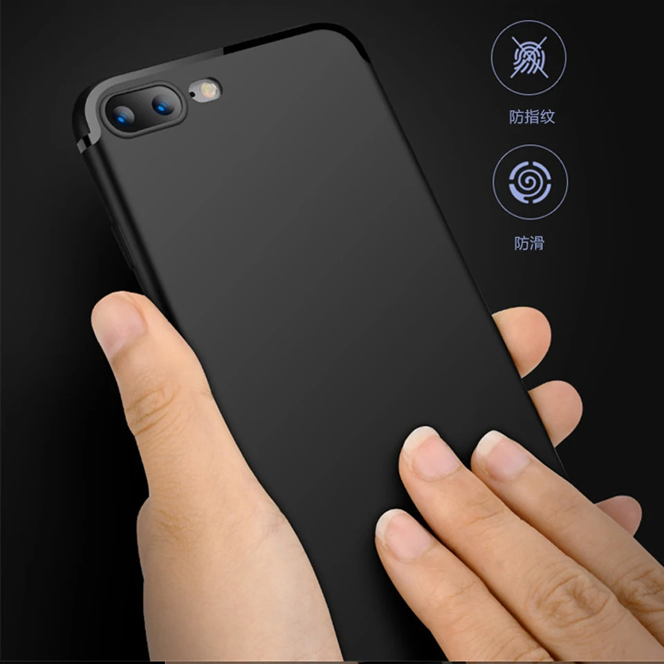 Ультратонкий резиновый матовый чехол для iphone 7 Plus SE 5 5S 6 6s 8 X Samsung Galaxy Note S8 S6 S7 Edge