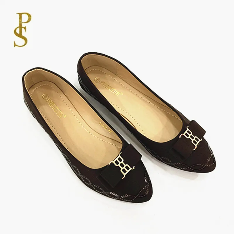 Shoes with bows Lace flat shoes for women autumn | Обувь