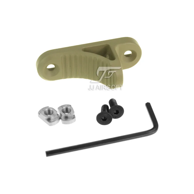 ACI B5 ручной стоп/Handstop M-LOK/MLOK, короткая K модель(черный/красный/Тан/серебро) CNC Версия легкий