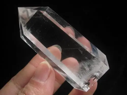 

free shipping j00585 TOP!!! Clear Natural Crystal Quartz Wand Point Healing