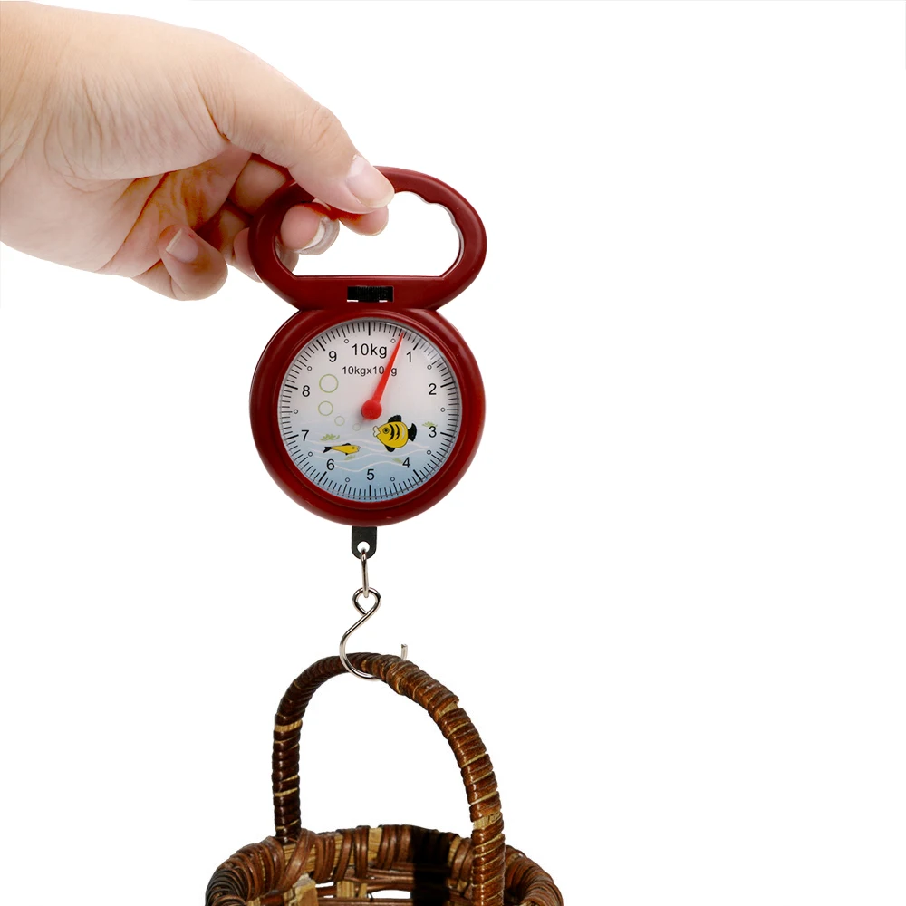 DIYWORK Мини Портативный 10 кг карманный багажный указатель крюк Висячие весы со шкалой весы для рыбалки