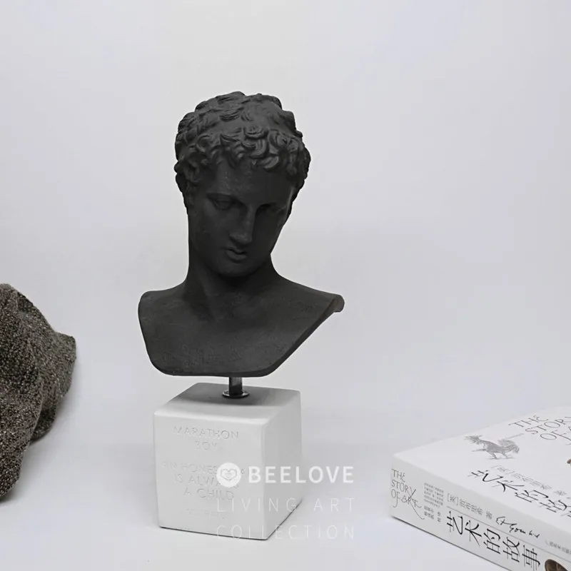 Греческий марафон статуя мальчика искусство смолы ремесло бюст Статуэтка скандинавские украшения дома подарок на день Святого Валентина R400