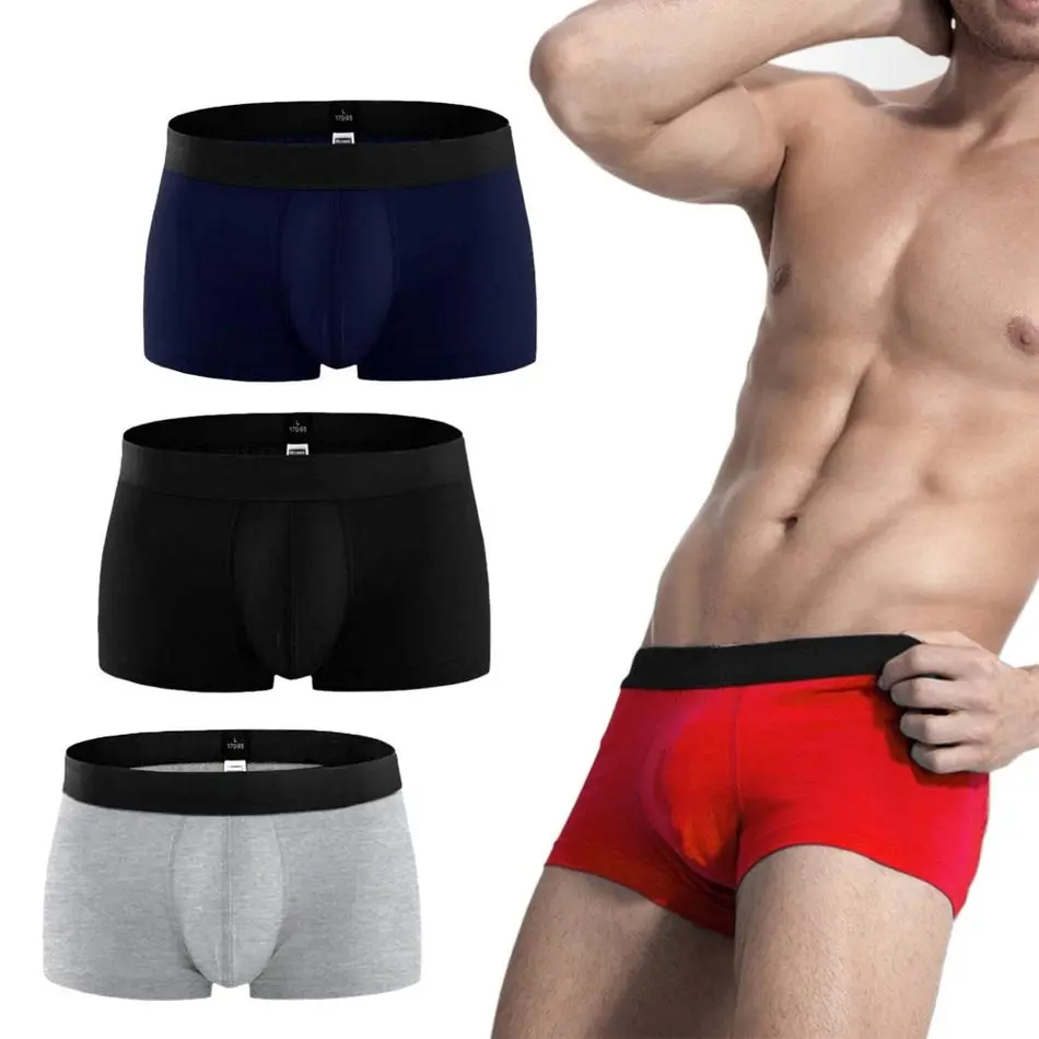 Underwear men боксеры боксера хлопка шорты мужской sexy cueca стволы мальчик underpant l-xxl плюс