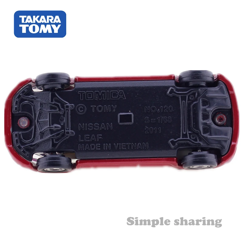 Tomica Nissan Leaf 1: 68 № 120 Игрушечная модель автомобиля Takara Tomy литья под давлением