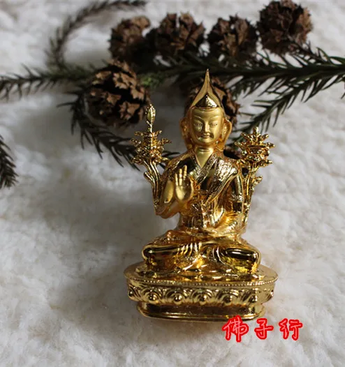 Тибетский буддийский Тантрический товар маленький Золотой мастер tsongkhпа HENGJIA