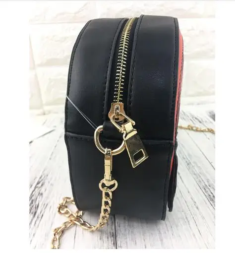 

Fashion fun rainbow design stitching color cute casual ladies chain purse shoulder bag handbag women's crossbody messenger bag