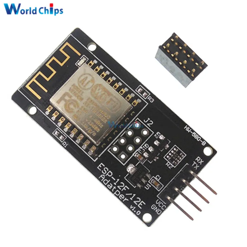 ESP8266 ESP-12F V1.0 последовательный беспроводной модуль приемопередатчика с Wi-Fi, отправка и ресивер, для Arduino с платформой расширения адаптера