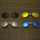 Солнцезащитные очки ISENGHUO мужские круглые, без оправы
