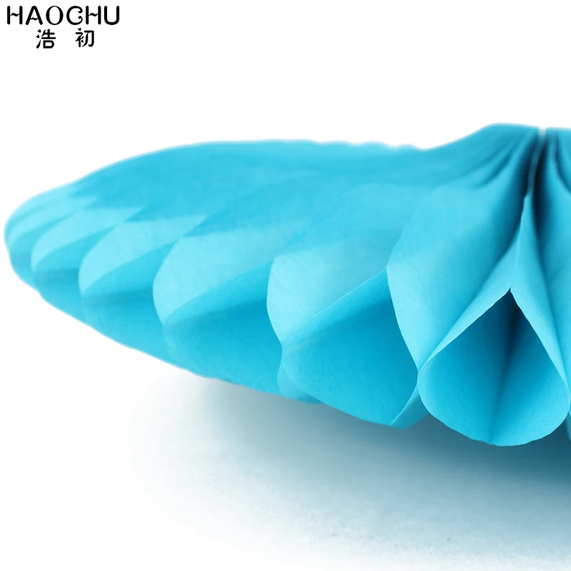 HAOCHU 5 шт./лот 20 Вт, 30 Вт, 40 см цветной бумажный цветок вентиляторы красочные бумажные вееры для украшений на вечеринку детская одежда для дня рождения