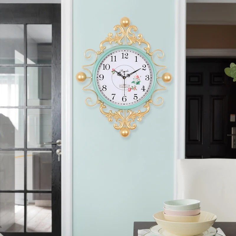 Ручной работы кованые скандинавские часы для гостиной креативные модные