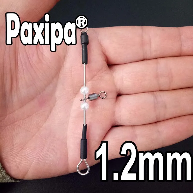 6 шт. рыболовный разъем Urfe Para Temporales Enganches Rapidos Para la Pesca Kolay Atma Aparati - Цвет: 1.2mm white