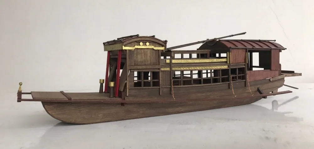 1/32 Jiaxing Южное озеро красная лодка деревянная модель наборы