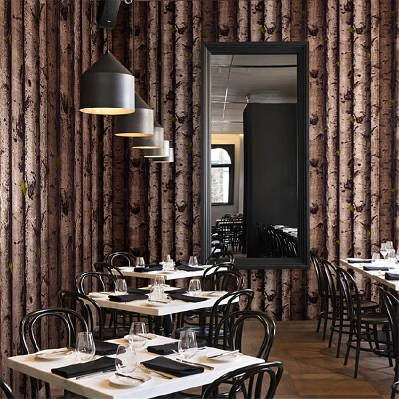 Beibehang деревья ворс винтажные натуральные деревенские зернистые эффекты