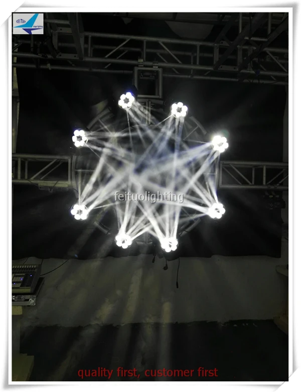 Бесплатная доставка Flycase Super Beam 6x25 Вт Led Moving Head Light Lyre Wash DMX Lumiere DJ Disco Stage Light|Эффект