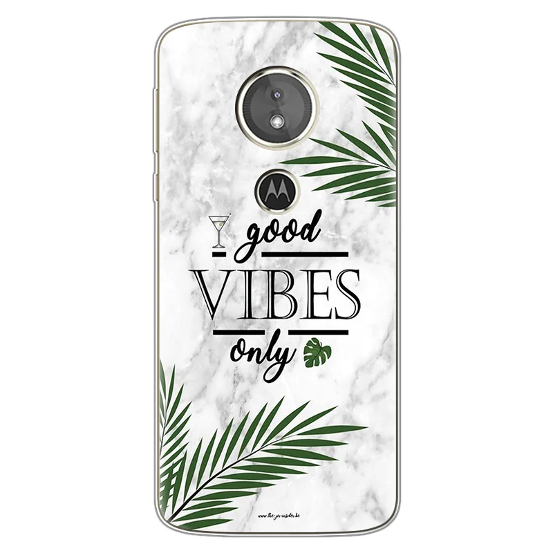 dlsvibes Мрамор мягкий прочный чехол с изображением цветов с чехол для Motorola Moto G8 G6 E4 E5 G4 G5 G5S плюс G6 Z Z2 Z3 Z4 E5 G7 играть с G3 один Мощность P50 ананас оболочки - Цвет: dlsvibes