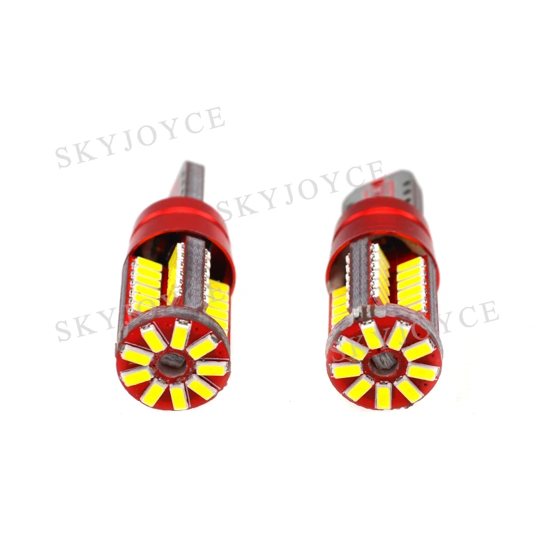 SKYJOYCE 2 шт. T10 57 SMD 3014 LED Canbus безошисветильник без ошибок 194 фонарь Светодиодная лампа