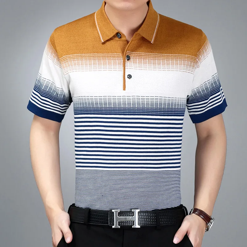2017 летняя мода бренд мужской бизнес-polo рубашка лоскутная slim fit с коротким рукавом