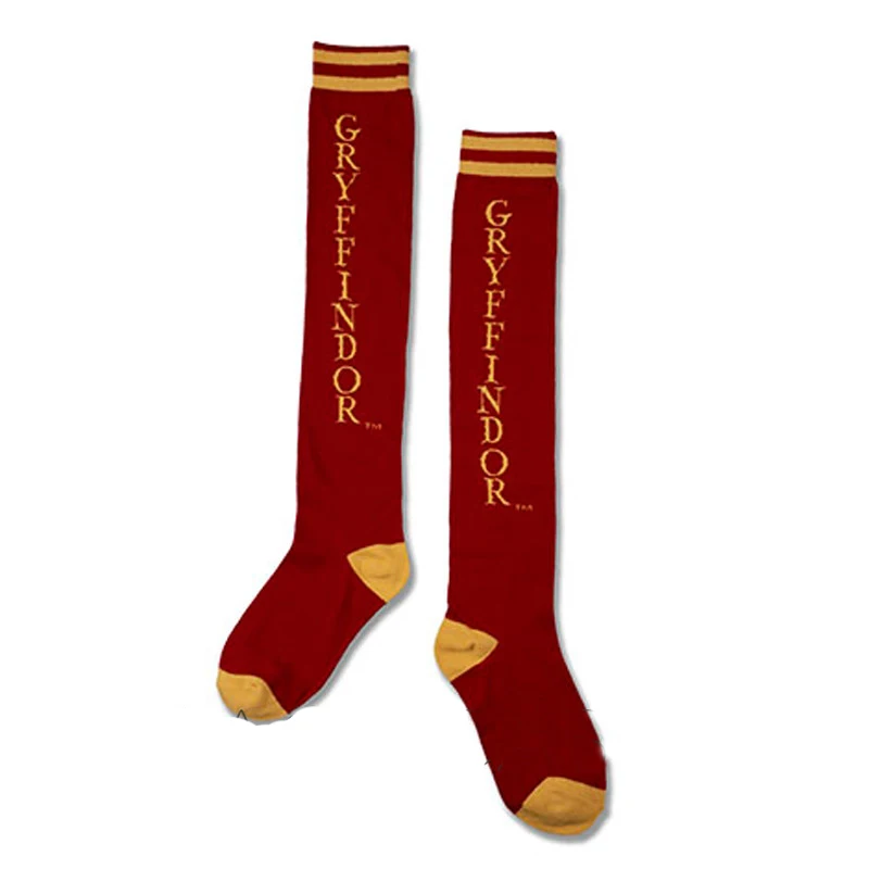 Красный Носки «Harri» Potte Four College Gryffindor Slytherine; одежда для косплея; подарки для поклонников hp; гольфы для мальчиков и девочек - Цвет: Красный