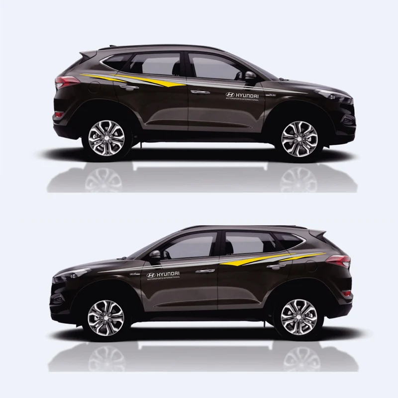 TAIYAO автомобильный Стайлинг спортивный автомобиль наклейка для hyundai SANTAFE IX35 Tucson Mark Levinson автомобильные аксессуары и наклейки Авто Наклейка