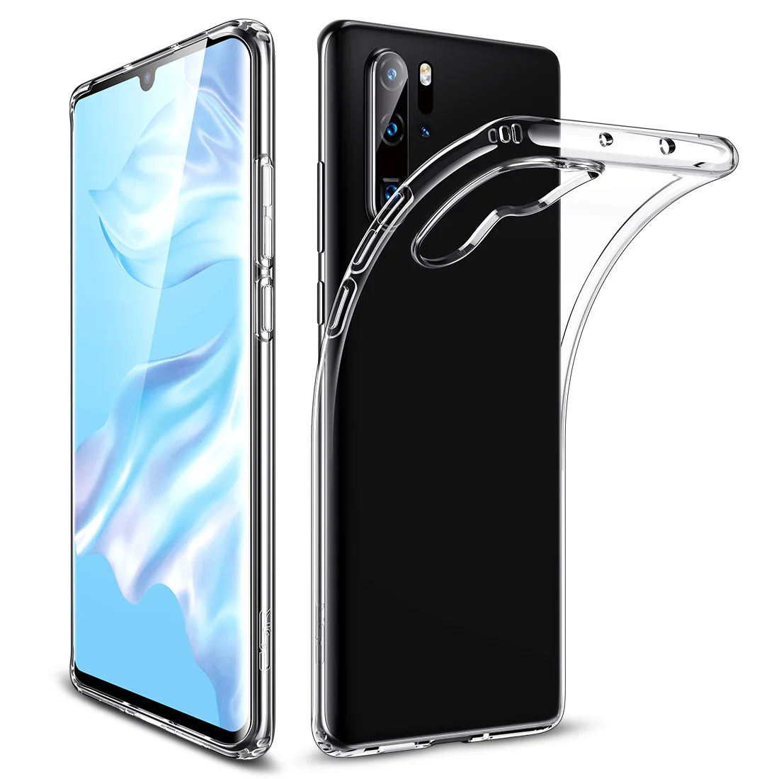 ESR чехол для huawei P30 P30 Pro Мягкий ТПУ противоударный чехол ультра тонкий роскошный Прозрачный бампер чехол для huawei P30 P30 Pro Чехол