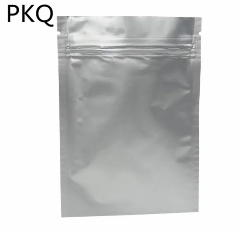 10pcs Retail Zipper Lock Bag Tear Notch Silver Package Pouches Heat Seal Aluminum Foil Bags Snacks/Nuts Sealing 10x15cm | Дом и сад