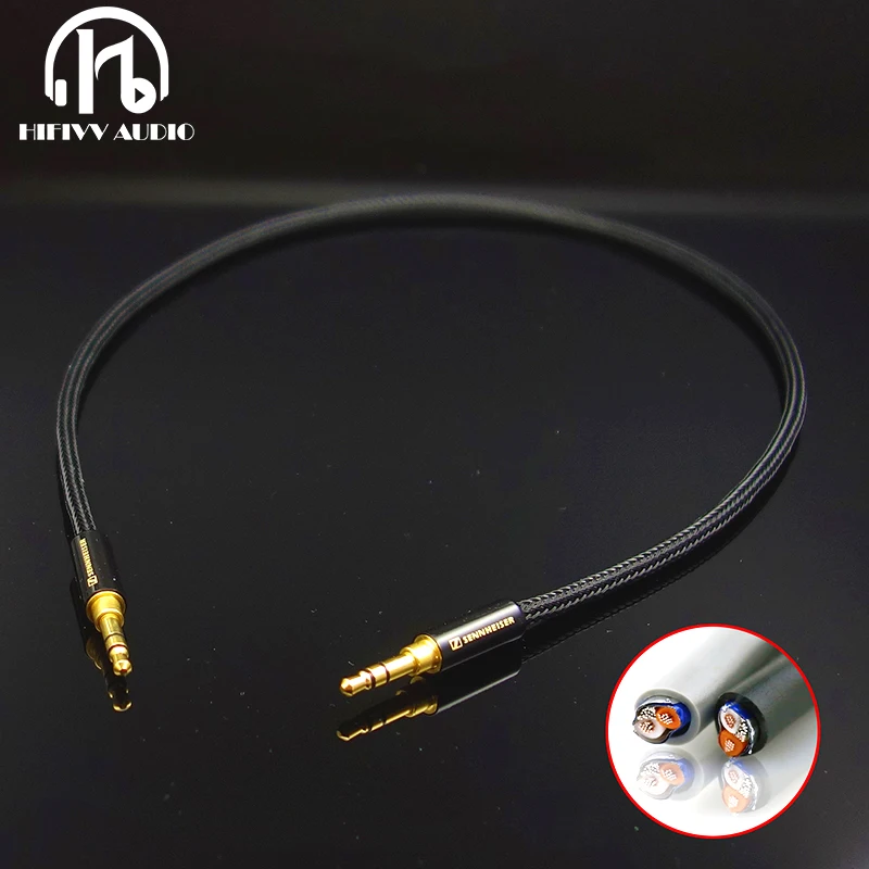 Кабель Hi Fi 3 5 мм штекер Aux для автомобиля кабель усилителя наушников|hifi cable|cable